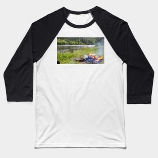 eli camp fire Baseball T-Shirt